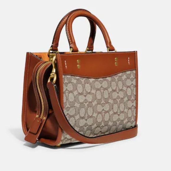 Limited Edition Coach X Tom Wesselmann Rogue 25 In Signature Jacquard RARE - Picture 3 of 8